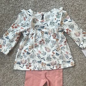 Just one you by Carters Baby girl floral outfit